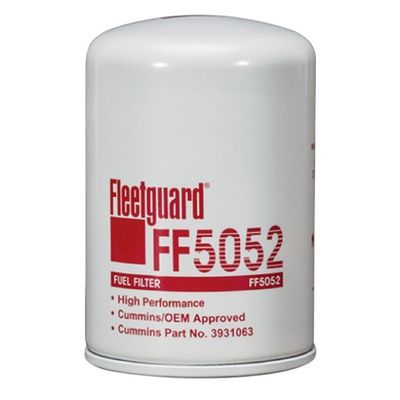 কামিন্স ইঞ্জিনের যন্ত্রাংশ fleetguard জ্বালানী ফিল্টার FF5052 FF5018